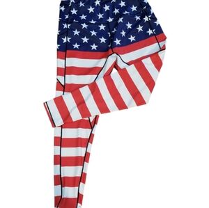 American Flag Leggings Womans Size XXL